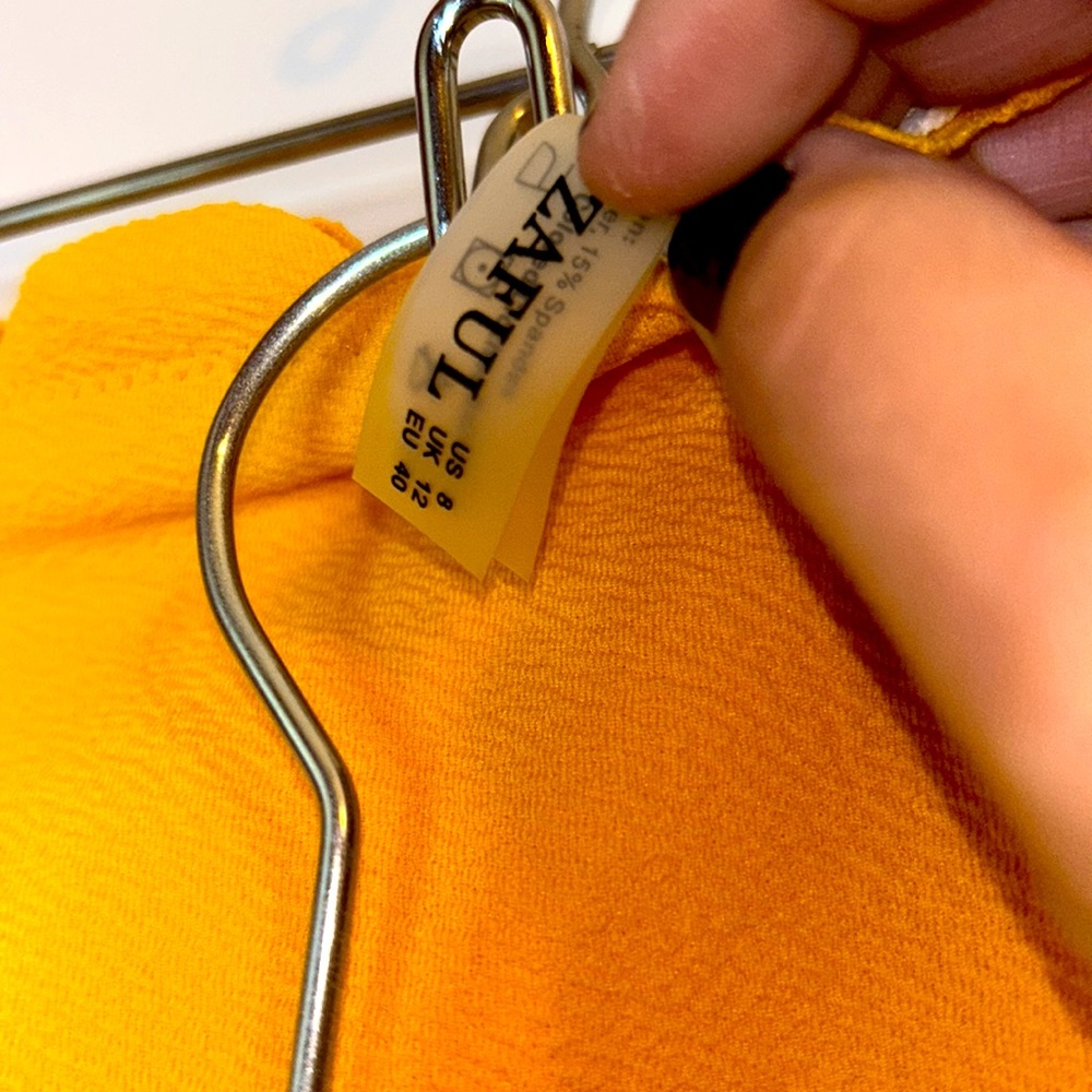 Zaful Two Piece Yellow Bathing Suit - Picture 4 of 4